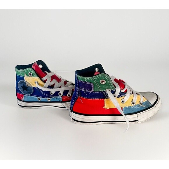Converse Other - Converse Chuck Taylor Patchwork All Star Hi Boys Girls Child Size 11